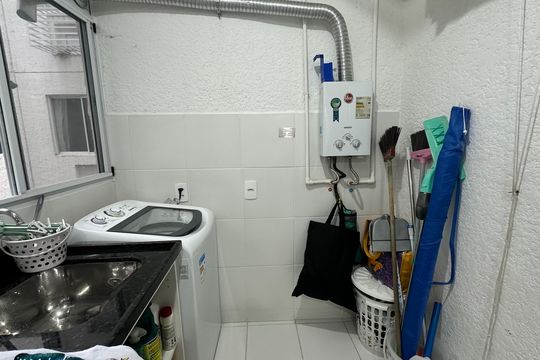 Área de Serviço de apartamento para alugar com 2 quartos, 43m² em Recreio dos Bandeirantes, Rio de Janeiro