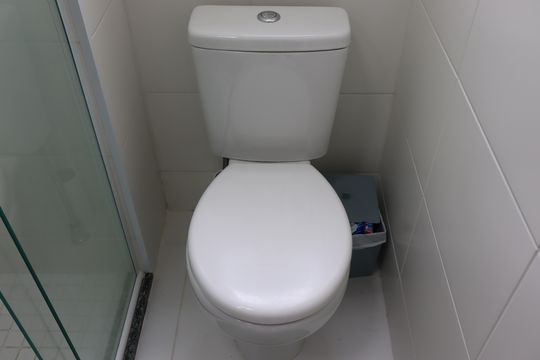 Banheiro da Suíte de apartamento à venda com 3 quartos, 75m² em Picanço, Guarulhos