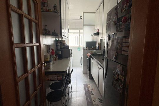Cozinha de apartamento à venda com 2 quartos, 59m² em Ipiranga, São Paulo
