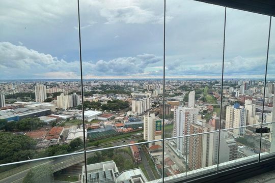 Varanda de apartamento para alugar com 1 quarto, 46m² em Centro, Campinas