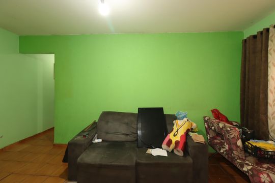 Sala de apartamento à venda com 2 quartos, 52m² em Jardim Santo André, Santo André