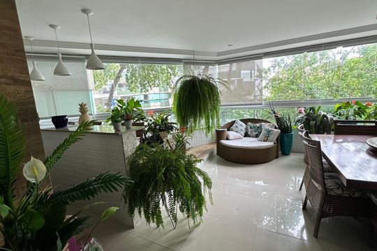 Varanda de apartamento à venda com 3 quartos, 191m² em Recreio dos Bandeirantes, Rio de Janeiro
