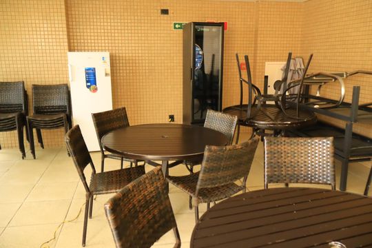 Área comum - Churrasqueira de apartamento para alugar com 2 quartos, 81m² em Jardim Armação, Salvador