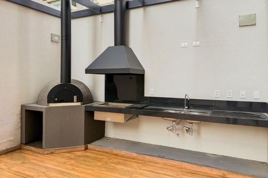 Churrasqueira de apartamento à venda com 2 quartos, 60m² em Ipiranga, São Paulo