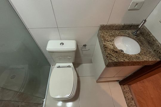 Banheiro de apartamento à venda com 2 quartos, 70m² em Paraíso, Santo André
