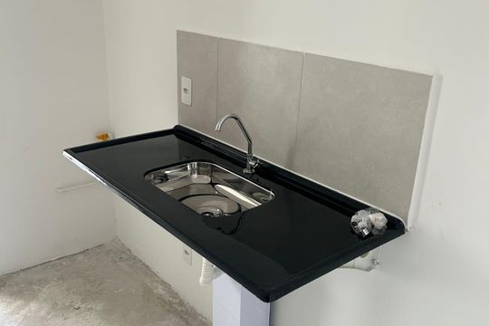 Cozinha de apartamento à venda com 2 quartos, 47m² em Vila Prudente, São Paulo