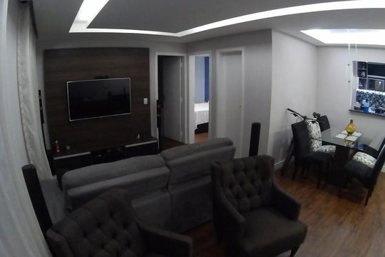 Sala de apartamento à venda com 2 quartos, 61m² em Jardim Pedro José Nunes, São Paulo
