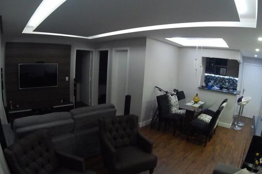 Sala de apartamento à venda com 2 quartos, 61m² em Jardim Pedro José Nunes, São Paulo