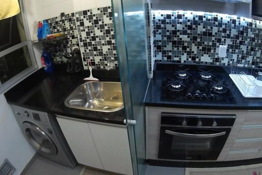 Área de serviço de apartamento à venda com 2 quartos, 61m² em Jardim Pedro José Nunes, São Paulo