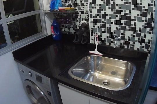 Área de serviço de apartamento à venda com 2 quartos, 61m² em Jardim Pedro José Nunes, São Paulo