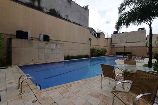 Área Comum - Piscina de apartamento à venda com 3 quartos, 120m² em Jardim, Santo André