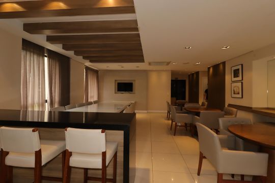 Área Comum - Espaço gourmet de apartamento à venda com 3 quartos, 120m² em Jardim, Santo André