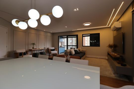 Sala de apartamento à venda com 3 quartos, 120m² em Jardim, Santo André