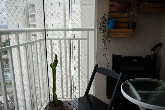 Sacada de apartamento à venda com 2 quartos, 64m² em Vila Augusta, Guarulhos