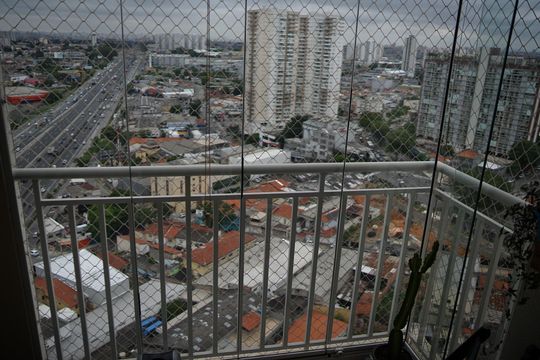 Vista da Sacada de apartamento à venda com 2 quartos, 64m² em Vila Augusta, Guarulhos