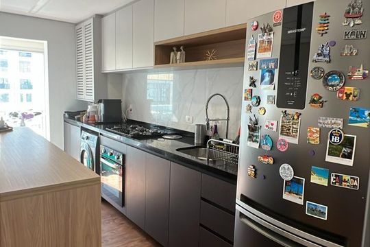 Banheiro de apartamento para alugar com 2 quartos, 62m² em Centro, Barueri