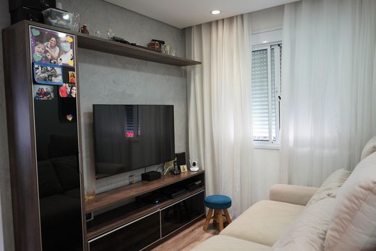 Sala de apartamento à venda com 2 quartos, 60m² em Belenzinho, São Paulo