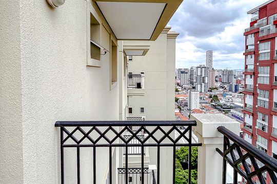 Varanda da Suíte de apartamento para alugar com 2 quartos, 70m² em Vila Gomes Cardim, São Paulo