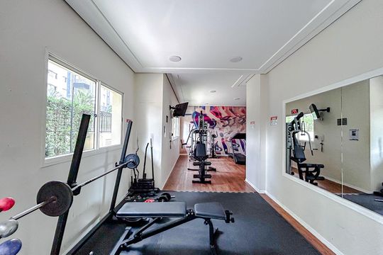 Área comum - Academia de apartamento para alugar com 2 quartos, 70m² em Vila Gomes Cardim, São Paulo