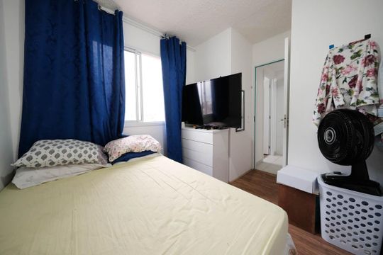 Quarto 2 de apartamento à venda com 2 quartos, 34m² em Vila Ré, São Paulo