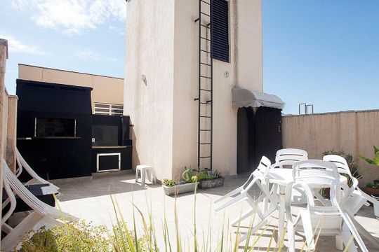 Área Comum - Churrasqueira de apartamento à venda com 1 quarto, 48m² em Petrópolis, Porto Alegre