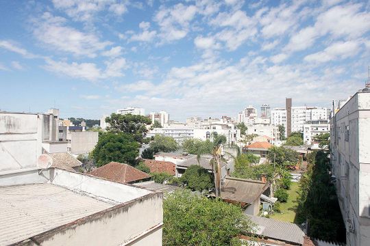 Área Comum - Terraço Vista de apartamento à venda com 1 quarto, 48m² em Petrópolis, Porto Alegre