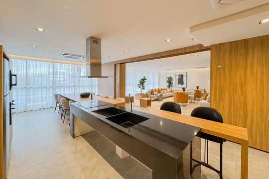 Salão de Festas e Espaço Gourmet de kitnet/studio à venda com 1 quarto, 25m² em Vila Mariana, São Paulo