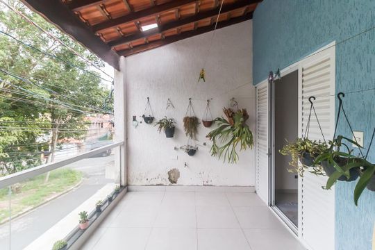 Varanda do Quarto 1 de casa para alugar com 2 quartos, 227m² em Vila Arbame, Poá