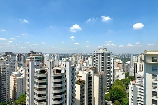 Vista da Varanda de apartamento à venda com 3 quartos, 182m² em Paraíso, São Paulo
