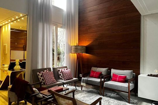 Sala de casa de condomínio à venda com 4 quartos, 329m² em Jardim Cordeiro, São Paulo