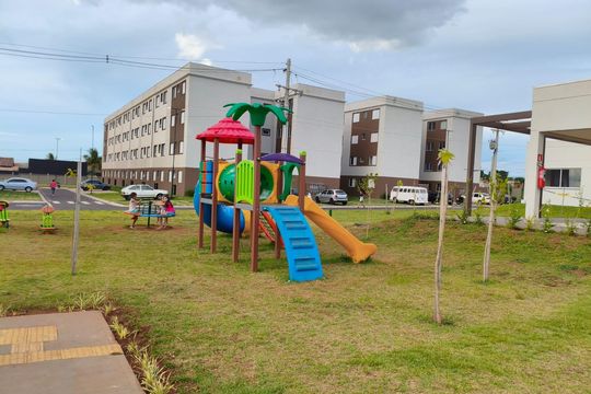 Área externa de apartamento para alugar com 2 quartos, 42m² em Parque Residencial Candido Portinari, Ribeirão Preto
