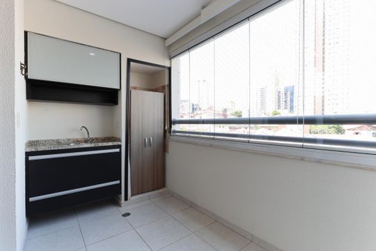 Varanda gourmet de apartamento à venda com 3 quartos, 86m² em Vila Dom Pedro Ii, São Paulo
