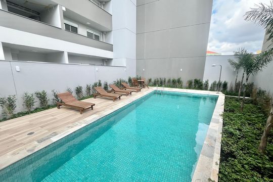 Área comum - Piscina de apartamento à venda com 2 quartos, 43m² em Parada Inglesa, São Paulo