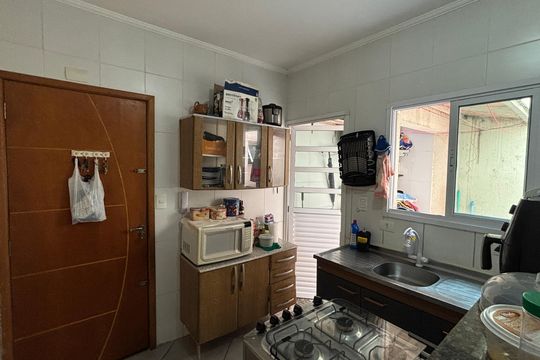 Cozinha de apartamento à venda com 2 quartos, 40m² em Vila Junqueira, Santo André
