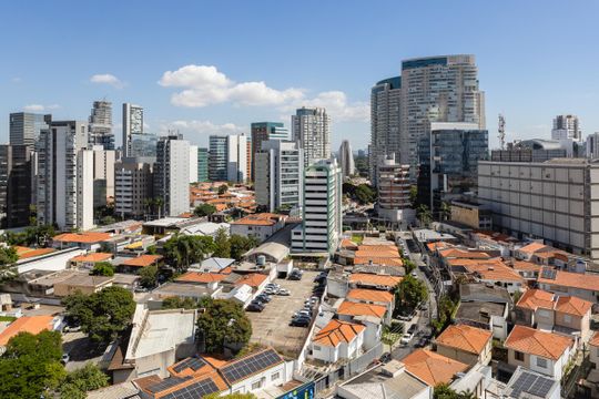 Vista de apartamento à venda com 1 quarto, 29m² em Pinheiros, São Paulo