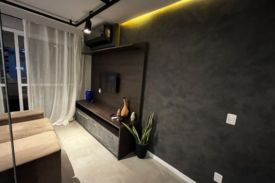 Sala de apartamento para alugar com 1 quarto, 40m² em Bela Vista, São Paulo