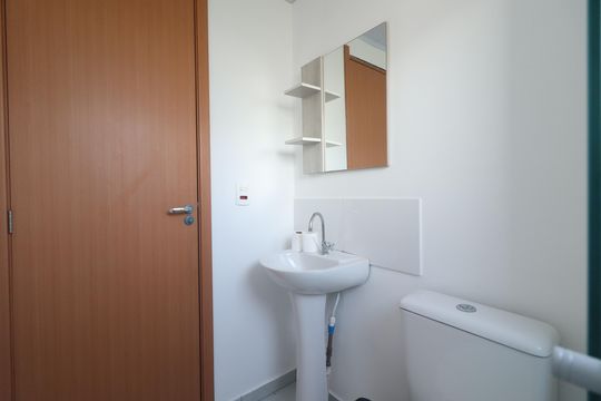 Banheiro de apartamento para alugar com 2 quartos, 39m² em Canudos, Novo Hamburgo