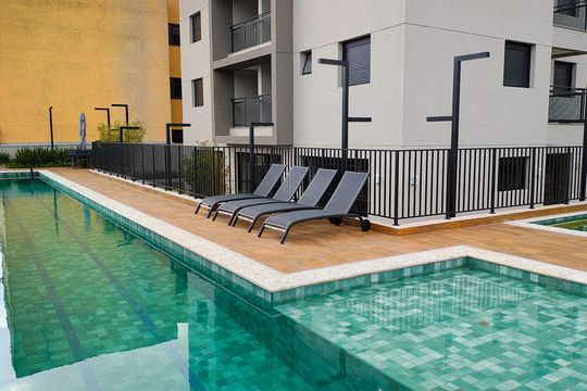 Área comum - Piscina de apartamento à venda com 2 quartos, 37m² em Centro, Osasco