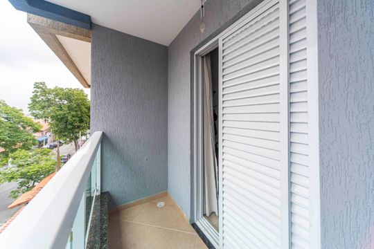 Varanda do Quarto 3 de casa à venda com 3 quartos, 254m² em Vila Francisco Matarazzo, Santo André