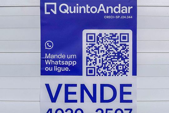Placa Instalada na Fachada de casa à venda com 3 quartos, 254m² em Vila Francisco Matarazzo, Santo André