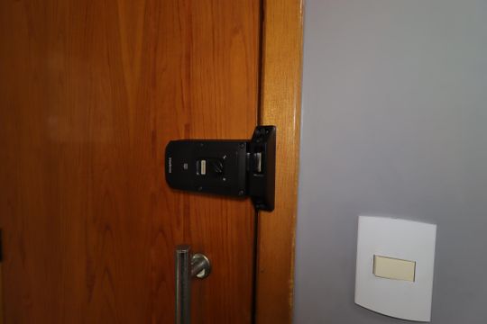Fechadura eletrônica de apartamento à venda com 2 quartos, 50m² em Parque das Nações, Santo André