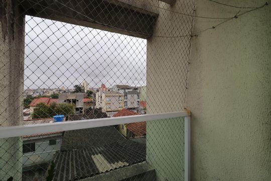Sacada da Sala de apartamento para alugar com 2 quartos, 50m² em Parque das Nações, Santo André