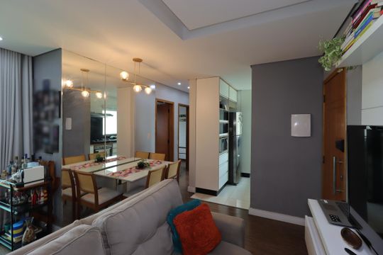 Sala de apartamento para alugar com 2 quartos, 50m² em Parque das Nações, Santo André