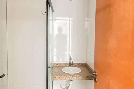 Banheiro de apartamento para alugar com 1 quarto, 45m² em Artur Alvim, São Paulo