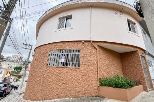 Fachada + plaquinha de casa à venda com 3 quartos, 184m² em Cerâmica, São Caetano do Sul