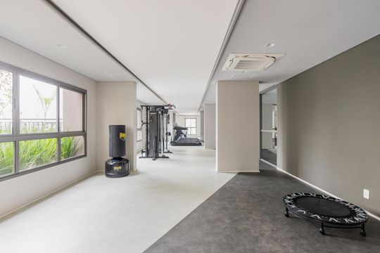 Área comum - Academia de kitnet/studio para alugar com 1 quarto, 24m² em Vila Nova Conceição, São Paulo
