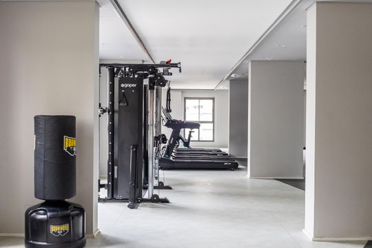 Área comum - Academia de kitnet/studio para alugar com 1 quarto, 24m² em Vila Nova Conceição, São Paulo