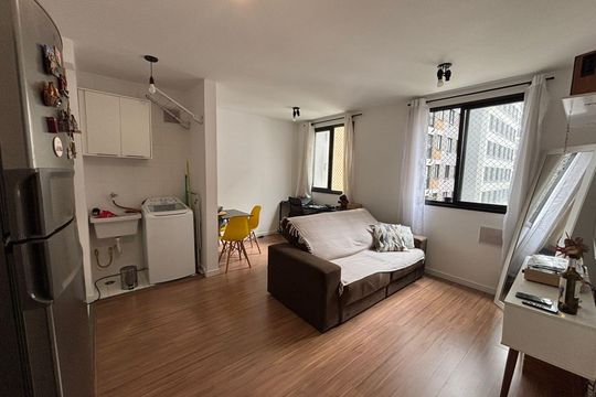 Sala de apartamento à venda com 1 quarto, 33m² em Butantã, São Paulo