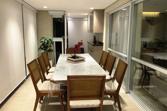 Varanda de apartamento à venda com 3 quartos, 250m² em Santa Paula, São Caetano do Sul