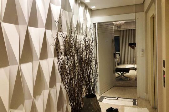 Hall de entrada de apartamento à venda com 3 quartos, 250m² em Santa Paula, São Caetano do Sul